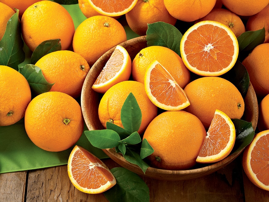 Vitamin C skincare science oranges